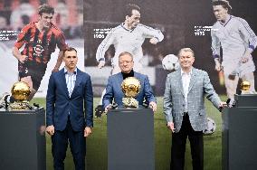 Three Ballons dOr won by Ukrainian footballers delivered to Lviv